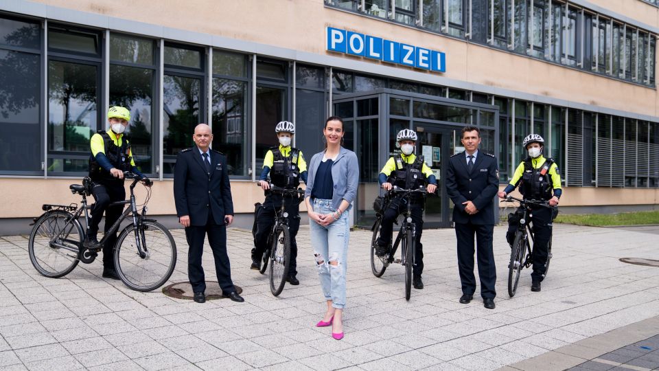 Die neue Fahrradstaffel der Polizei Gelsenkirchen