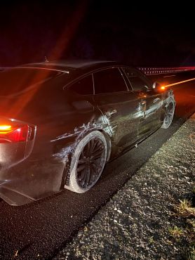 beschädigter Audi
